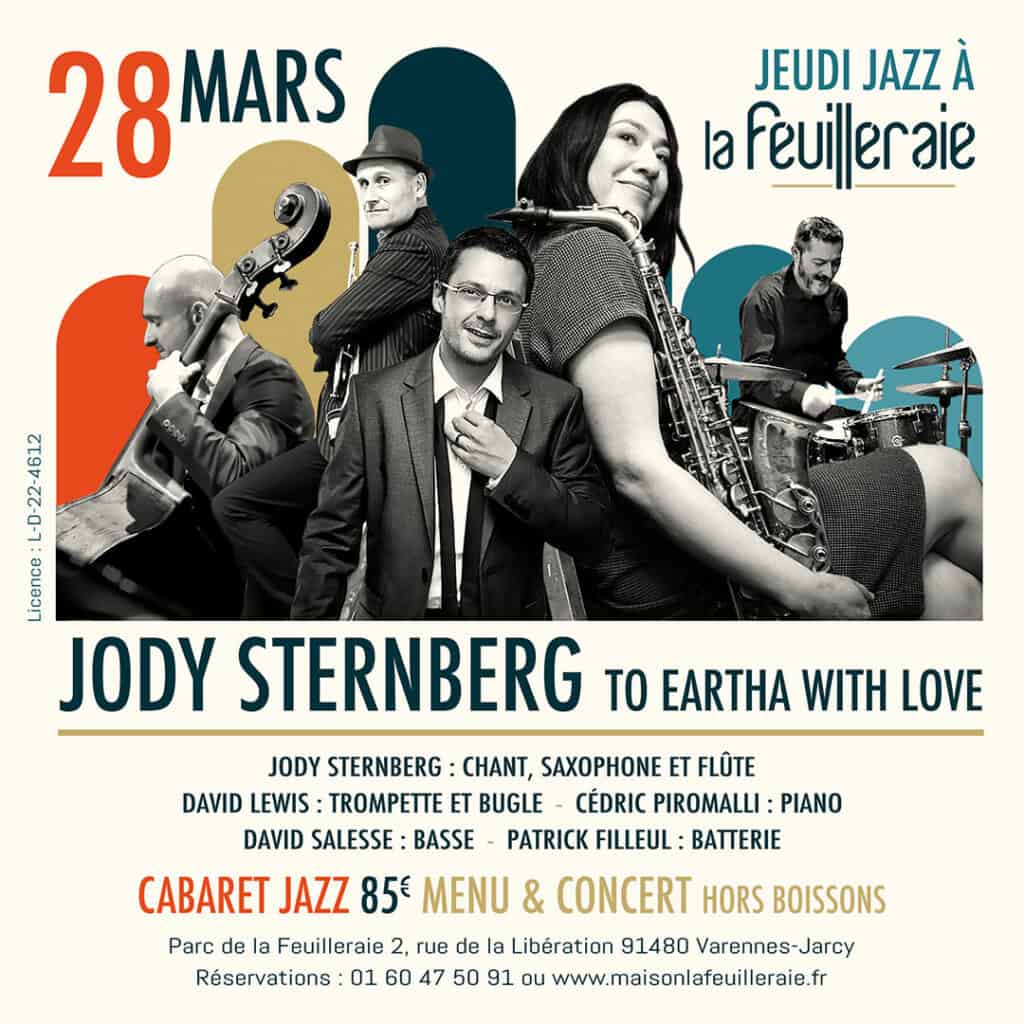 JODY STERNBERG « To Eartha with Love » (Cabaret jazz)