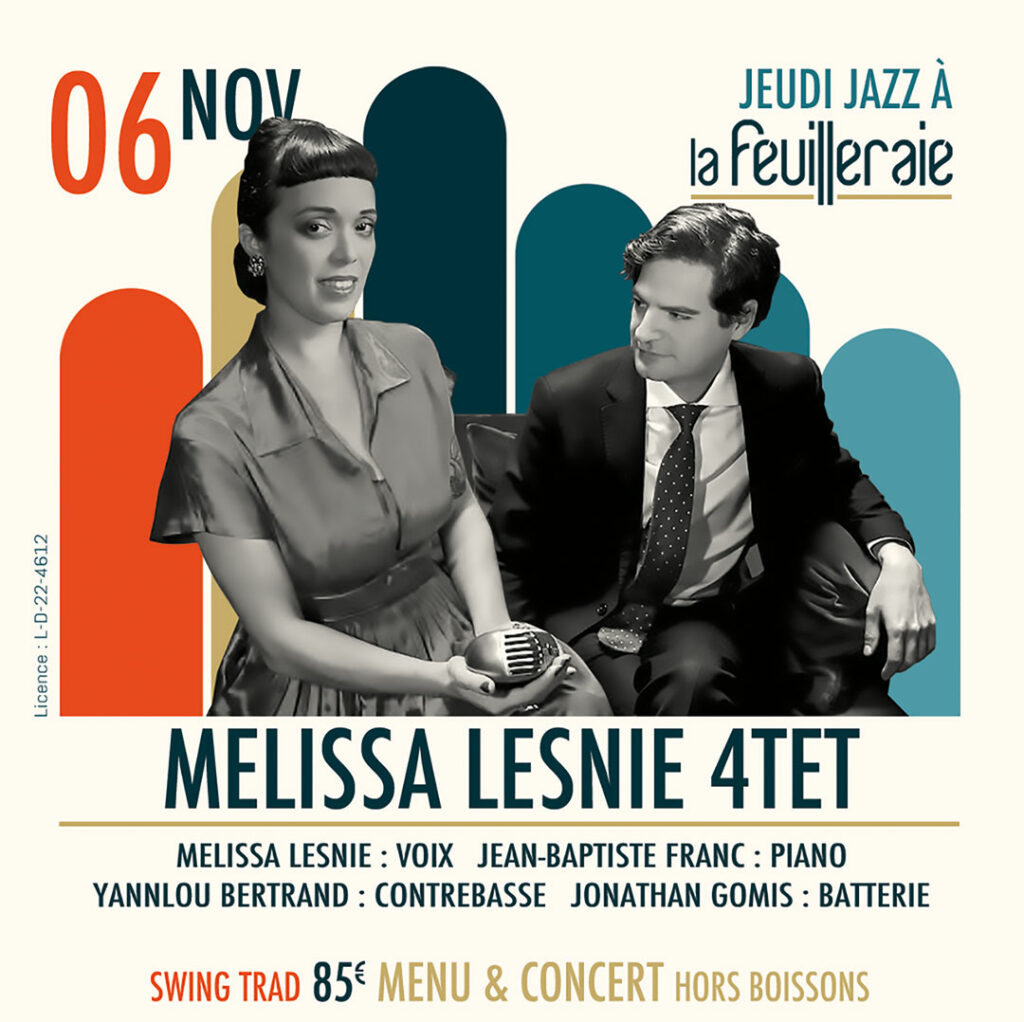 MELISSA LESNIE QUARTET (Swing trad)