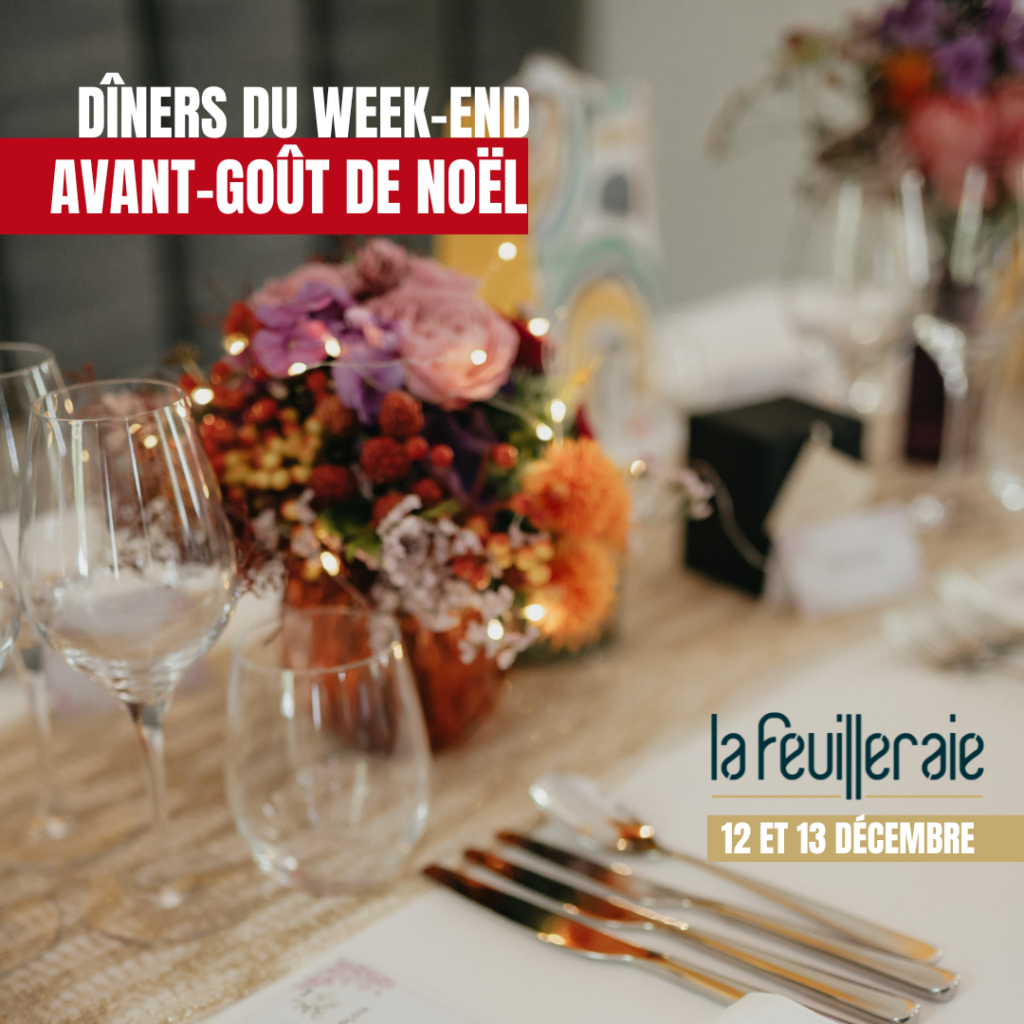 Dîner du vendredi 12 décembre