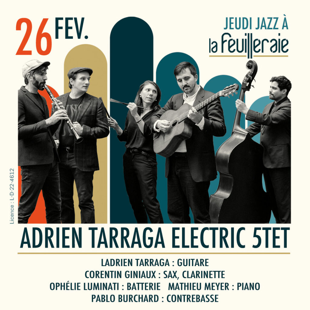 ADRIEN TARRAGA ELECTRIC 5TET (Django)