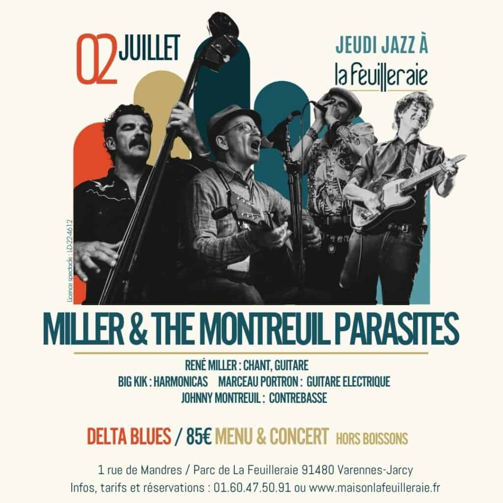 MILLER & THE MONTREUIL PARASITES (Delta blues)