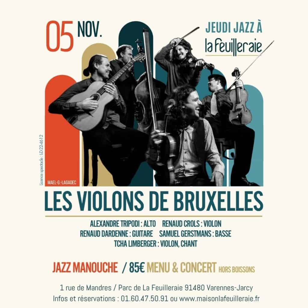 LES VIOLONS DE BRUXELLES (Jazz manouche et musiques du monde)