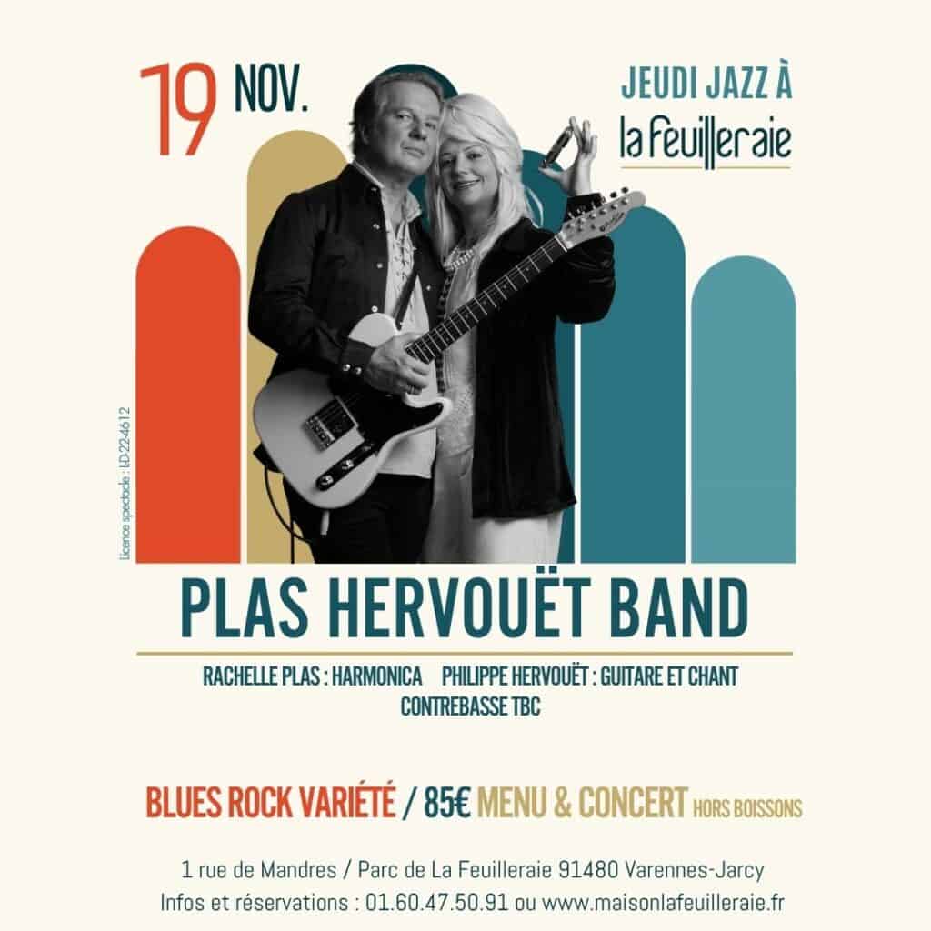PLAS HERVOUËT BAND (Blues Rock Variété)
